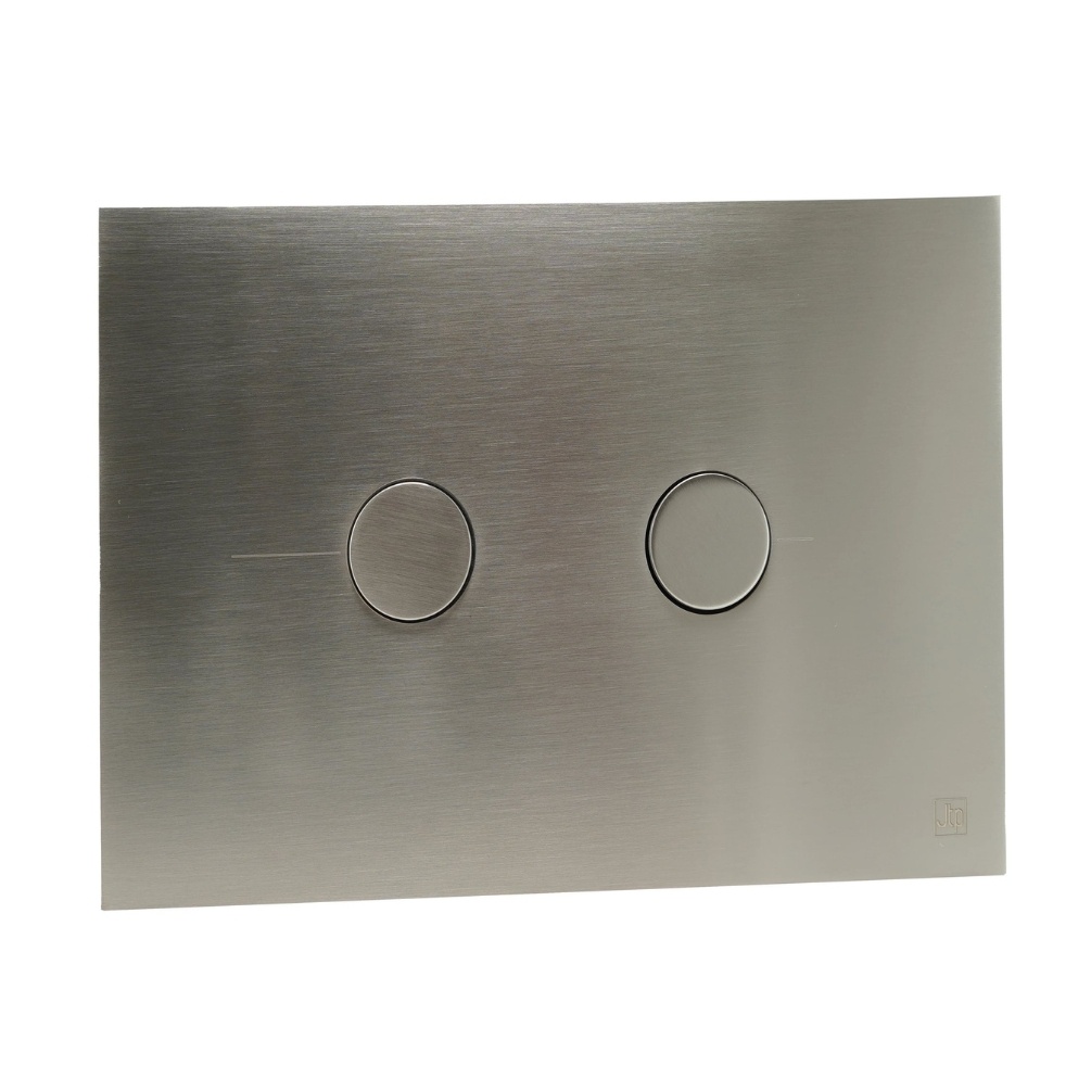 JTP Stainless Steel Metal Pneumatic Dual Flush Plate Cut Out